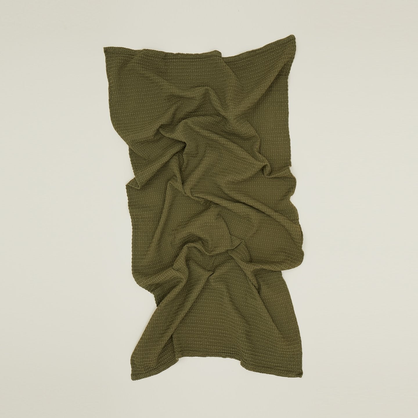 Simple Waffle Hand Towel Hand Towels Hawkins New York Olive