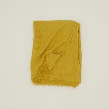 Load image into Gallery viewer, Simple Linen Throw Throws Hawkins New York Mustard 
