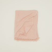 Load image into Gallery viewer, Simple Linen Throw Throws Hawkins New York Blush 
