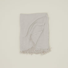Load image into Gallery viewer, Simple Linen Throw Throws Hawkins New York Light Grey 
