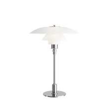 Load image into Gallery viewer, PH 3½-2½ Glass Table Lamp Table &amp; Desk Lamps Louis Poulsen Chrome 
