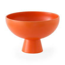 Load image into Gallery viewer, Raawii Strøm Bowl Serving Bowls MoMA Vibrant Orange Large 
