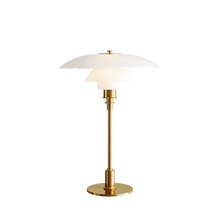 Load image into Gallery viewer, PH 3½-2½ Glass Table Lamp Table &amp; Desk Lamps Louis Poulsen Brass 
