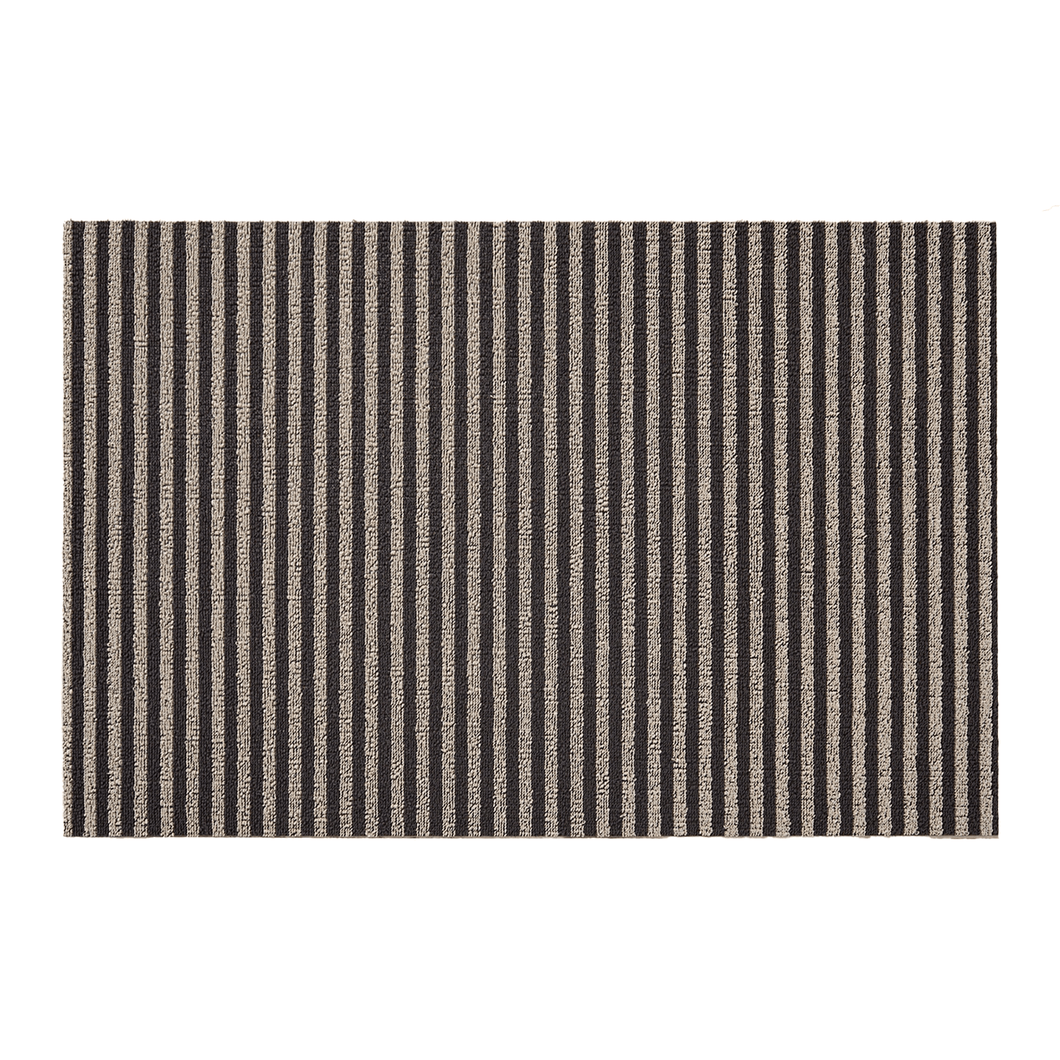 Breton Stripe Floor Mat Doormats Chilewich Gravel 36