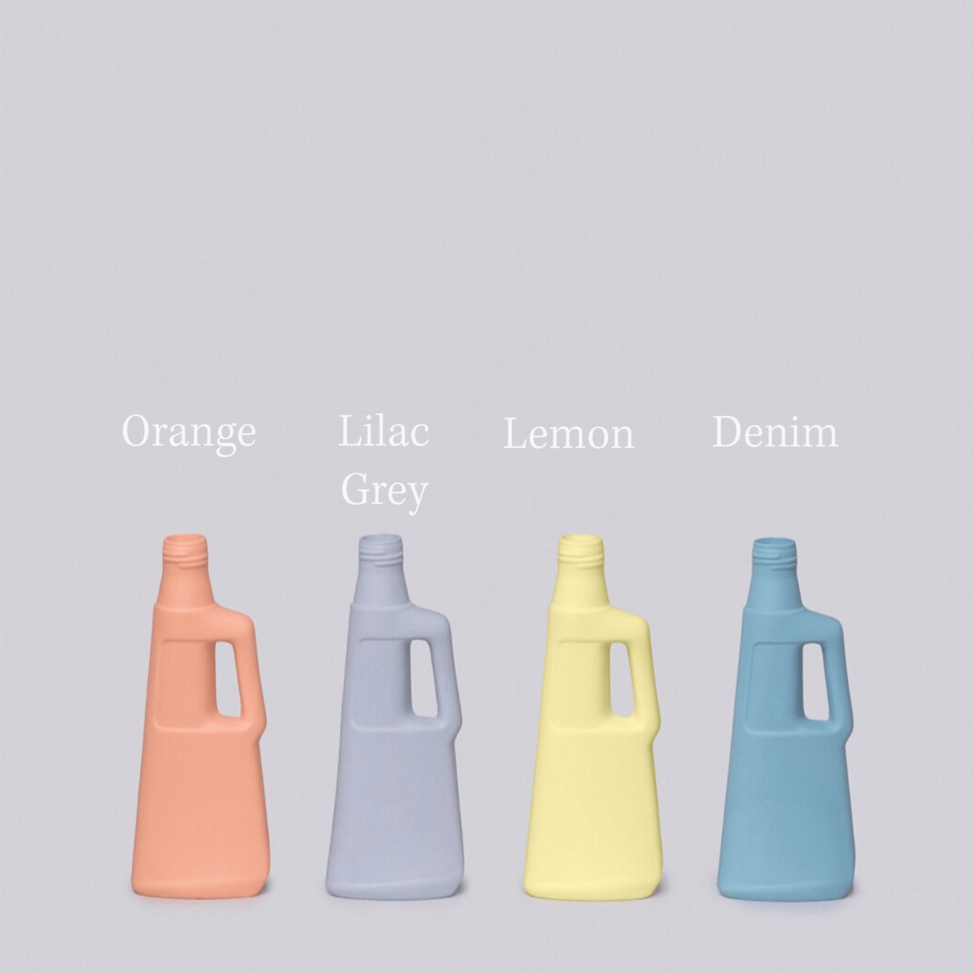 Revolver Bottle Vase Vases Middle Kingdom Lilac Grey
