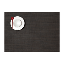 Load image into Gallery viewer, Mini Basketweave Placemat Placemats Chilewich Espresso Rectangle 
