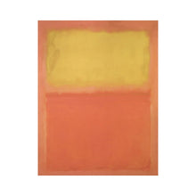 Load image into Gallery viewer, Orange and Yellow by Mark Rothko Artwork 1000Museums Unframed 22x28 
