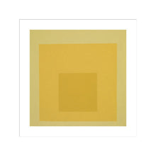 Load image into Gallery viewer, Homage to the Square (1966) by Josef Albers Artwork 1000Museums White Frame 22x28 
