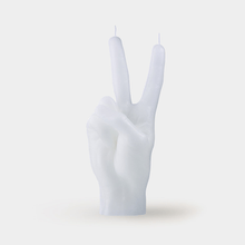 Load image into Gallery viewer, CandleHand &quot;Peace&quot; Candle Novelty Candles 54 Celsius White 
