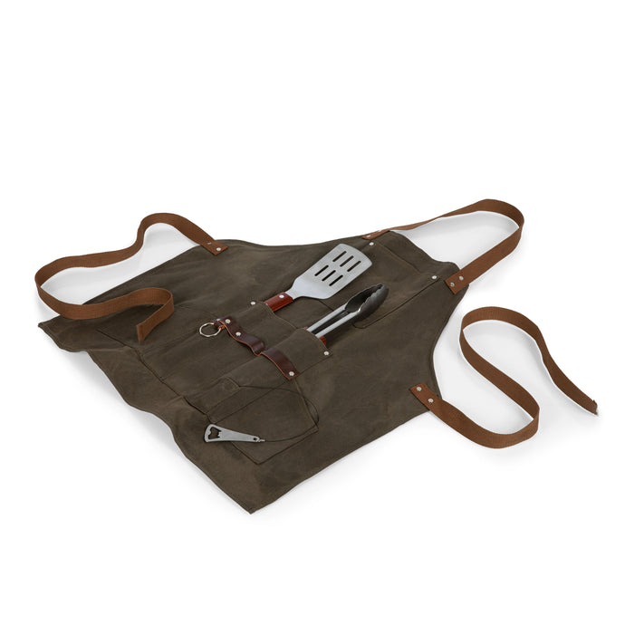 BBQ Apron with Tools & Bottle Opener Outdoor Cooking & Accessories Picnic Time 