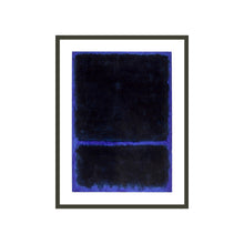 Load image into Gallery viewer, Untitled (ca. 1968) by Mark Rothko Artwork 1000Museums Black Frame 32x40 
