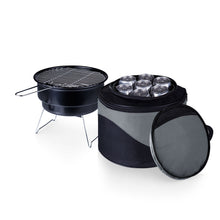 Load image into Gallery viewer, Caliente Portable Charcoal Grill &amp; Cooler Tote Outdoor Cooking &amp; Accessories Picnic Time 
