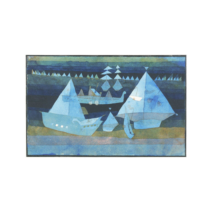 Little Regatta by Paul Klee Artwork 1000Museums Unframed 22x28 