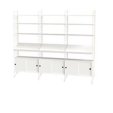 Load image into Gallery viewer, Living Room Bundle G Shelving String Furniture White/Beige 
