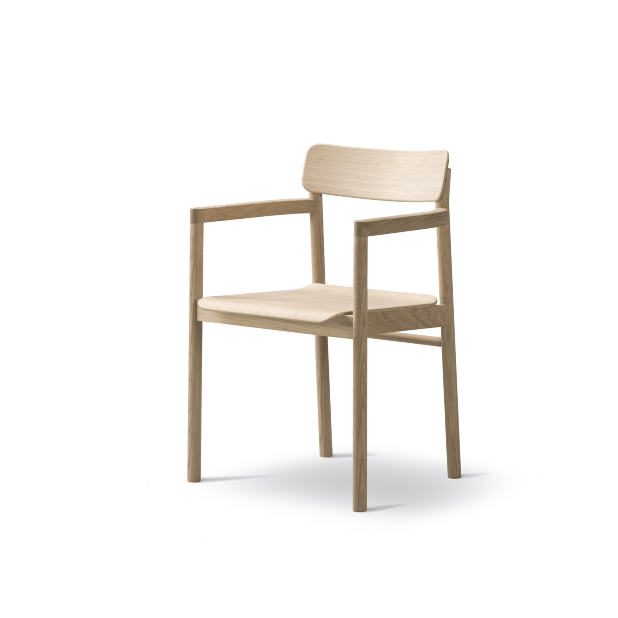 Post Armchair Dining Armchairs Fredericia Oak Light Oiled