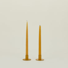 Load image into Gallery viewer, Essential Metal Candle Holder, Set of 2 Candle Holders Hawkins New York Mustard 
