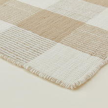 Load image into Gallery viewer, Simple Plaid Rug Area Rugs Hawkins New York Flax/Ivory 3&#39; x 5&#39; 
