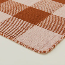 Load image into Gallery viewer, Simple Plaid Rug Area Rugs Hawkins New York Blush/Terracotta 3&#39; x 5&#39; 

