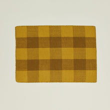 Load image into Gallery viewer, Simple Plaid Rug Area Rugs Hawkins New York Mustard/Bronze 2&#39; x 3&#39; 
