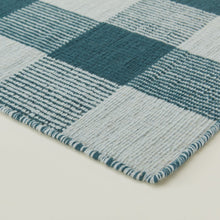 Load image into Gallery viewer, Simple Plaid Rug Area Rugs Hawkins New York Sky/Peacock 3&#39; x 5&#39; 
