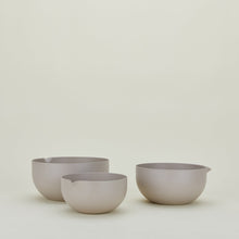 Load image into Gallery viewer, Essential Mixing Bowls, Set of 3 Mixing &amp; Measuring Hawkins New York Light Grey 
