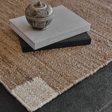 Load image into Gallery viewer, Jute Corner Area Rugs Nordic Knots 
