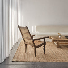 Load image into Gallery viewer, Jute Corner Area Rugs Nordic Knots 
