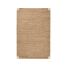 Load image into Gallery viewer, Jute Corner Area Rugs Nordic Knots Brown 10&#39; X 14&#39; 
