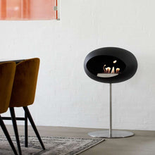 Load image into Gallery viewer, Bioethanol Fireplace Dome, Black Steel 35&quot;h Fireplace Le Feu 
