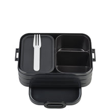 Load image into Gallery viewer, Midi Bento Lunch Box Lunch Boxes Mepal Black 
