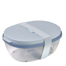 Load image into Gallery viewer, Ellipse Duo-Salad Box Lunch Boxes Mepal Blue 
