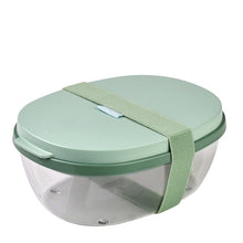 Load image into Gallery viewer, Ellipse Duo-Salad Box Lunch Boxes Mepal Sage 

