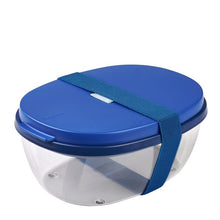 Load image into Gallery viewer, Ellipse Duo-Salad Box Lunch Boxes Mepal Vivid Blue 
