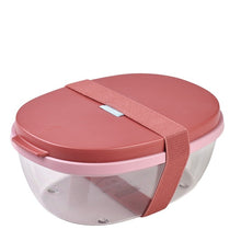 Load image into Gallery viewer, Ellipse Duo-Salad Box Lunch Boxes Mepal Mauve 
