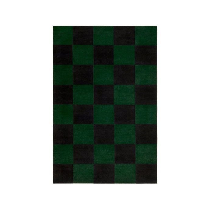 Square Area Rugs Nordic Knots Green 2.5' X 9' 