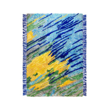 Load image into Gallery viewer, Tableau Blur Area Rugs Nordic Knots Blue 8&#39; X 10&#39; 
