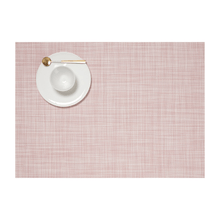 Load image into Gallery viewer, Mini Basketweave Placemat Placemats Chilewich Blush Rectangle 
