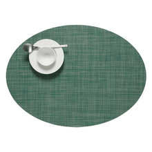 Load image into Gallery viewer, Mini Basketweave Placemat Placemats Chilewich Ivy Oval 
