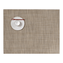 Load image into Gallery viewer, Mini Basketweave Placemat Placemats Chilewich Linen Rectangle 
