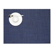 Load image into Gallery viewer, Mini Basketweave Placemat Placemats Chilewich Indigo Rectangle 
