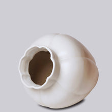 Load image into Gallery viewer, Rustic White Porcelain Gourd Vase Vases Cobalt Guild 
