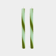 Load image into Gallery viewer, Rope Candles, Set of 2 Novelty Candles 54 Celsius Green 
