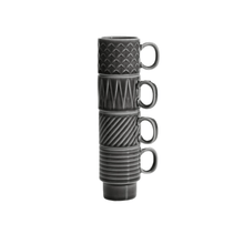 Load image into Gallery viewer,   Sagaform by Widgeteer Coffee &amp; More Grey Espresso Cup, 4 pack Sagaform 
