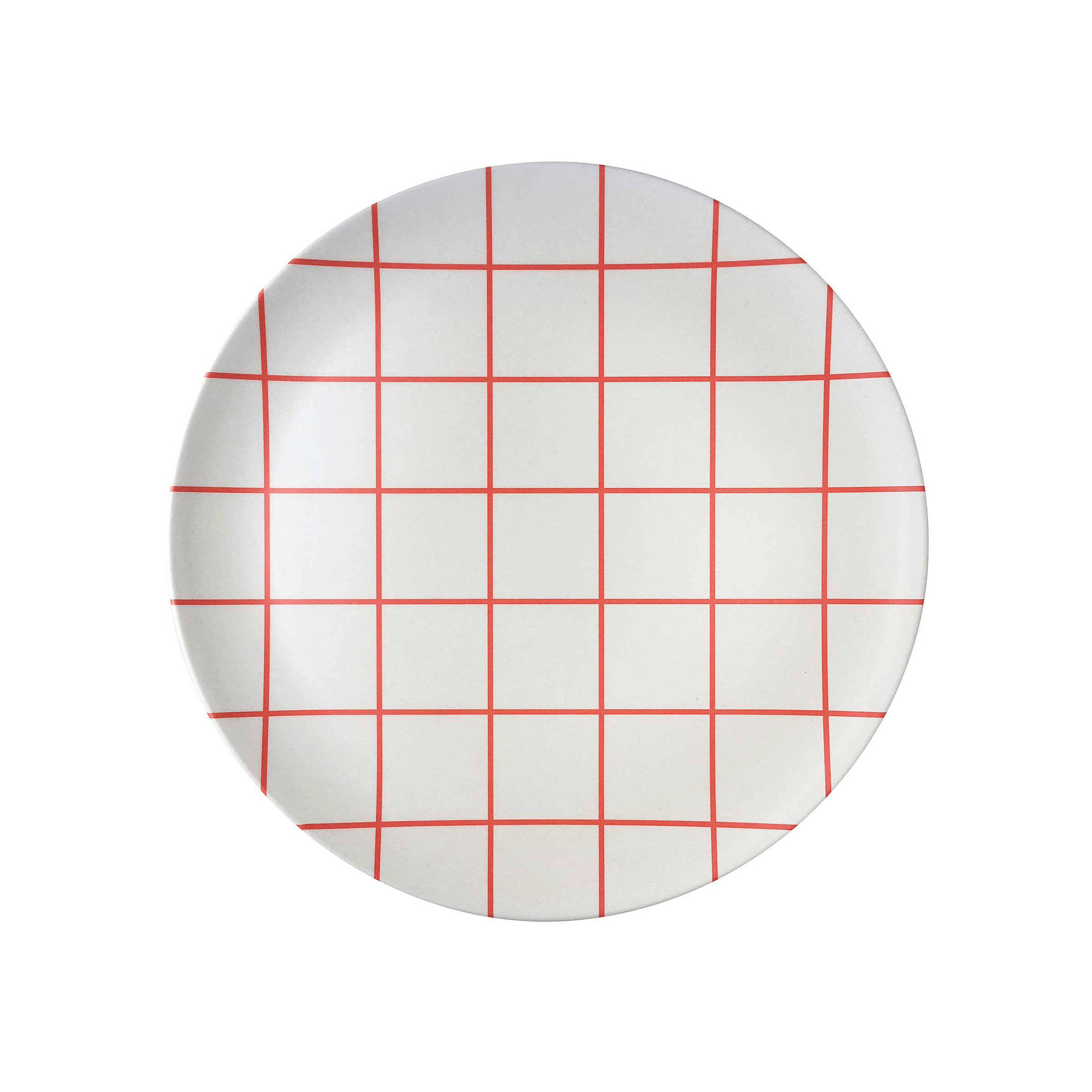 Schoolhouse Grid Dinner Plate, Set of 4 PLATES Xenia Taler