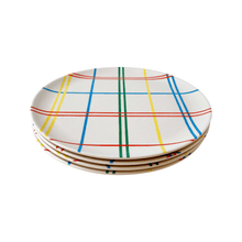 Load image into Gallery viewer, Plaid Side Plates, Set of 4 PLATES Xenia Taler 
