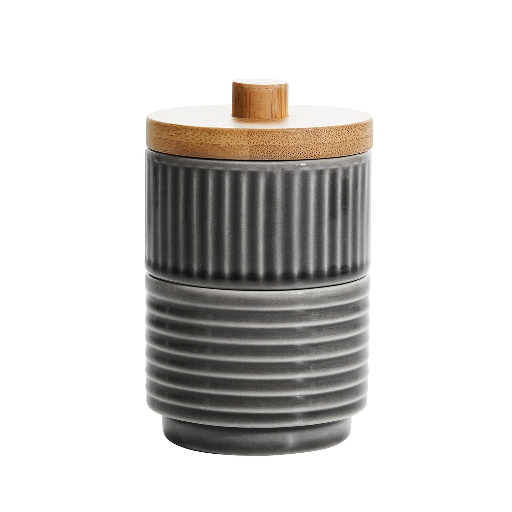 Sagaform by Widgeteer Coffee & More Serving-Snack Stackable Bowls, Grey, 2-Pack Sagaform