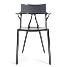 Load image into Gallery viewer, A.I. Armchair- Set of 2 DINING CHAIRS Kartell Metallic Titanium 
