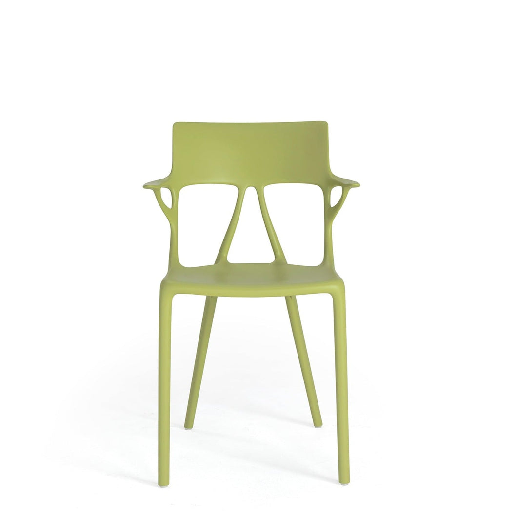 A.I. Armchair- Set of 2 DINING CHAIRS Kartell Green 
