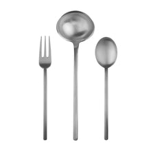Load image into Gallery viewer, Due Serving - 3 Piece Set SERVING UTENSILS Mepra Brushed 
