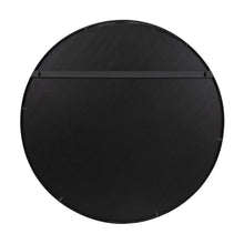 Load image into Gallery viewer, Cottage 30-in Round Mirror - Black WALL MIRRORS Varaluz 
